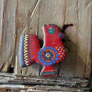 Colorful Bird-Shaped Pin